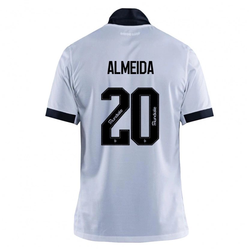 Danxen Criança Camisola Vinicius Almeida #20 Preto Branco Alternativa 2026/27 Camisa