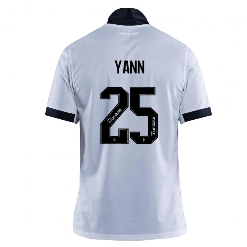 Danxen Criança Camisola Yann Neves #25 Preto Branco Alternativa 2026/27 Camisa