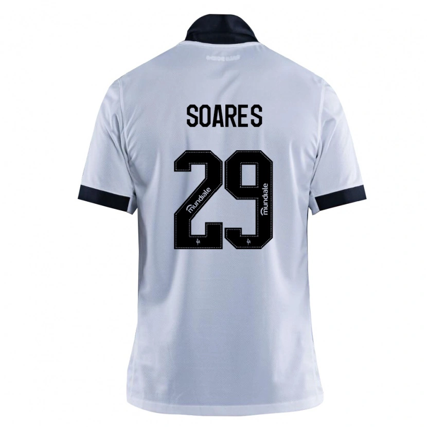 Danxen Criança Camisola Cauã Soares #29 Preto Branco Alternativa 2026/27 Camisa