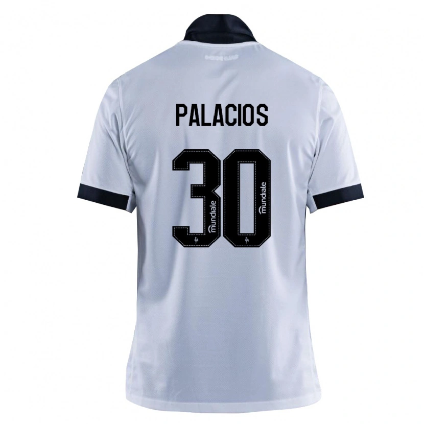 Danxen Criança Camisola Brahian Palacios #30 Preto Branco Alternativa 2026/27 Camisa