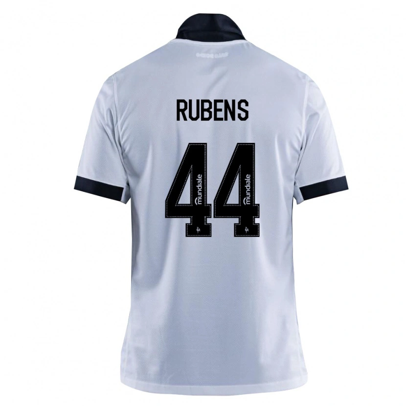 Danxen Criança Camisola Rubens #44 Preto Branco Alternativa 2026/27 Camisa
