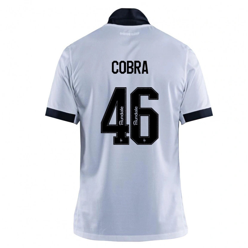 Danxen Criança Camisola Pedro Cobra #46 Preto Branco Alternativa 2026/27 Camisa