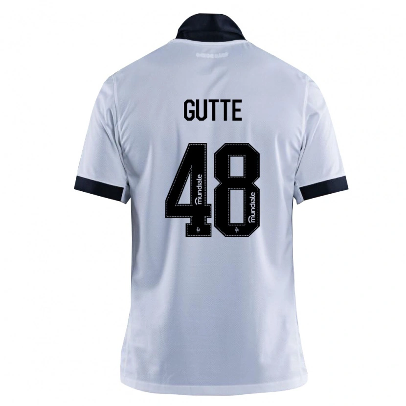 Danxen Criança Camisola Gutte #48 Preto Branco Alternativa 2026/27 Camisa