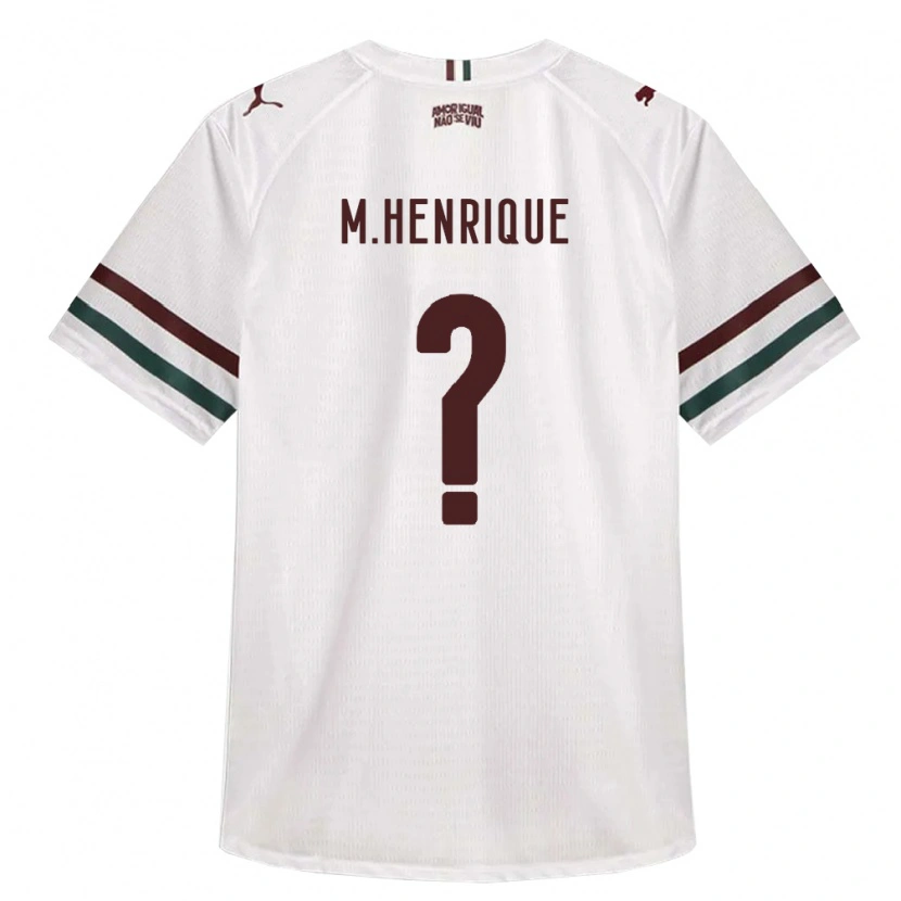 Danxen Criança Camisola Miguel Henrique #0 Branco Verde Borgonha Alternativa 2026/27 Camisa