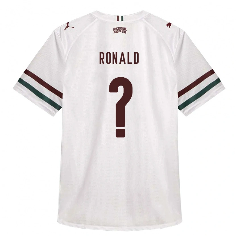 Danxen Criança Camisola Ronald Mateus De Souza #0 Branco Verde Borgonha Alternativa 2026/27 Camisa