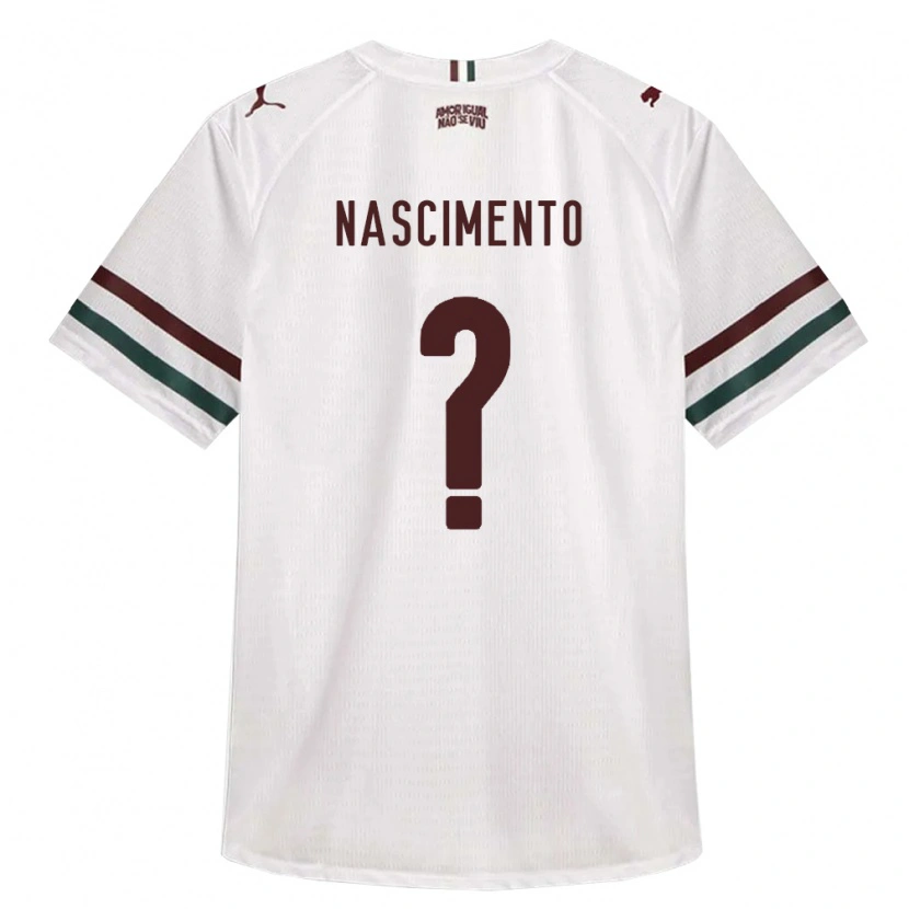 Danxen Criança Camisola Hiago Nascimento #0 Branco Verde Borgonha Alternativa 2026/27 Camisa