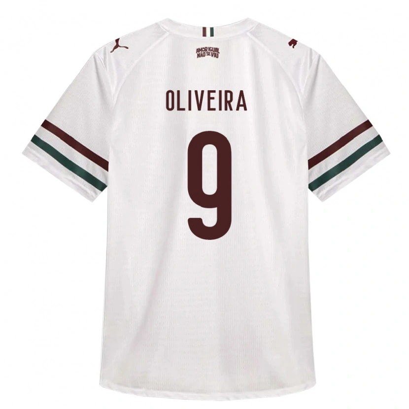 Danxen Criança Camisola Samuell Oliveira #9 Branco Verde Borgonha Alternativa 2026/27 Camisa