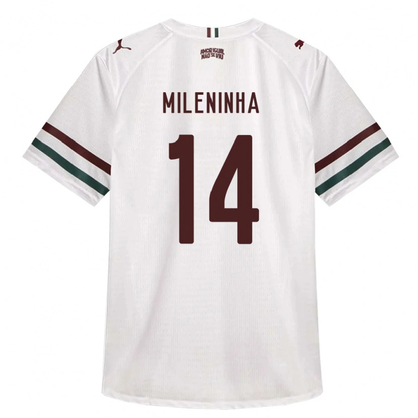 Danxen Criança Camisola Mileninha #14 Branco Verde Borgonha Alternativa 2026/27 Camisa
