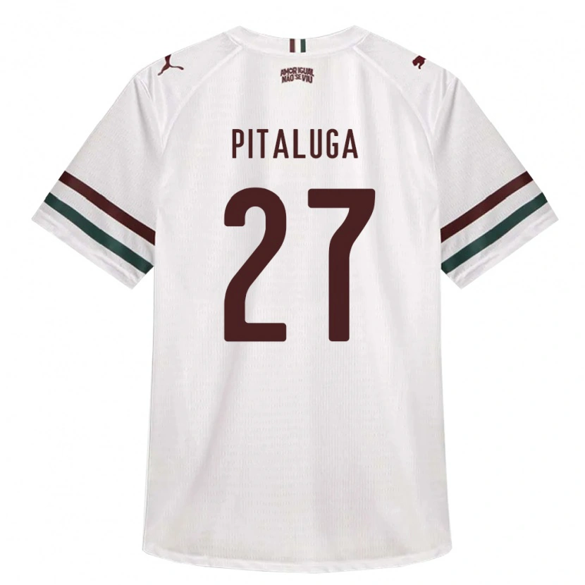 Danxen Criança Camisola Marcelo Pitaluga #27 Branco Verde Borgonha Alternativa 2026/27 Camisa