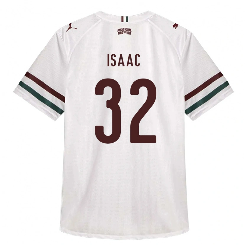 Danxen Criança Camisola Isaac #32 Branco Verde Borgonha Alternativa 2026/27 Camisa