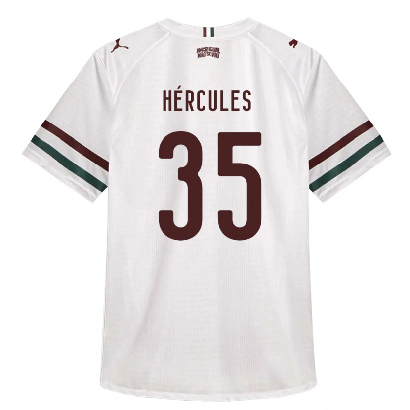 Danxen Criança Camisola Hércules Pereira Do Nascimento #35 Branco Verde Borgonha Alternativa 2026/27 Camisa