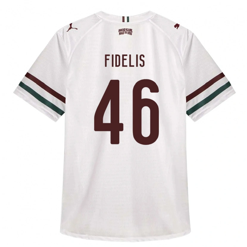 Danxen Criança Camisola Julio Fidelis #46 Branco Verde Borgonha Alternativa 2026/27 Camisa