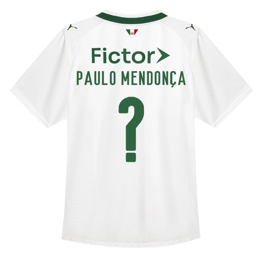 Danxen Criança Camisola João Paulo Mendonça #0 Verde Branco Alternativa 2026/27 Camisa