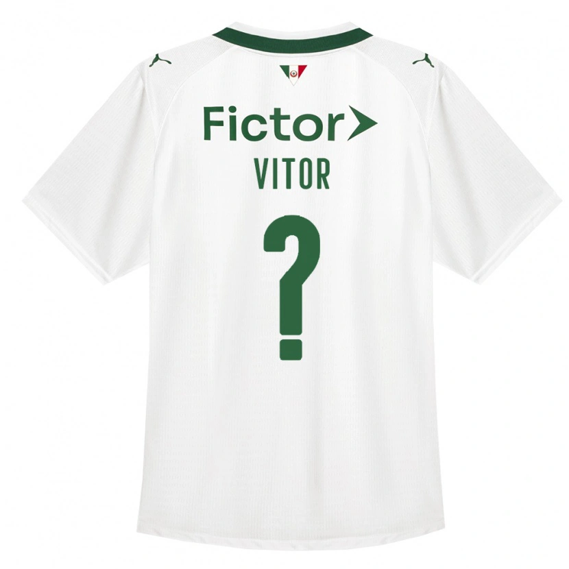 Danxen Criança Camisola Erick Vitor #0 Verde Branco Alternativa 2026/27 Camisa