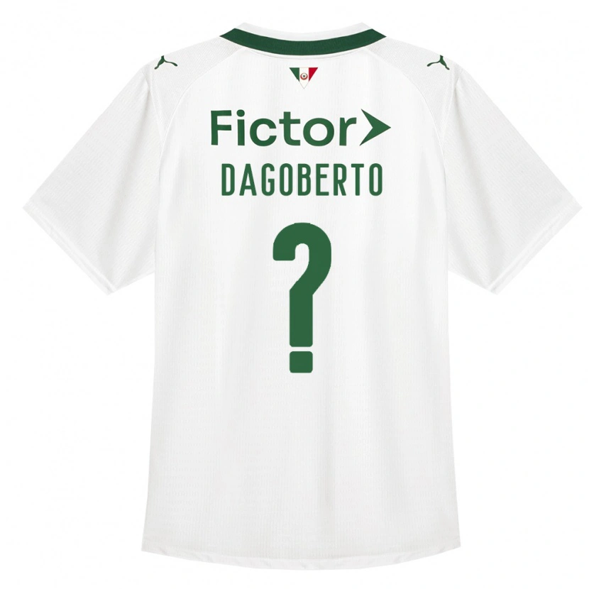Danxen Criança Camisola Dagoberto #0 Verde Branco Alternativa 2026/27 Camisa