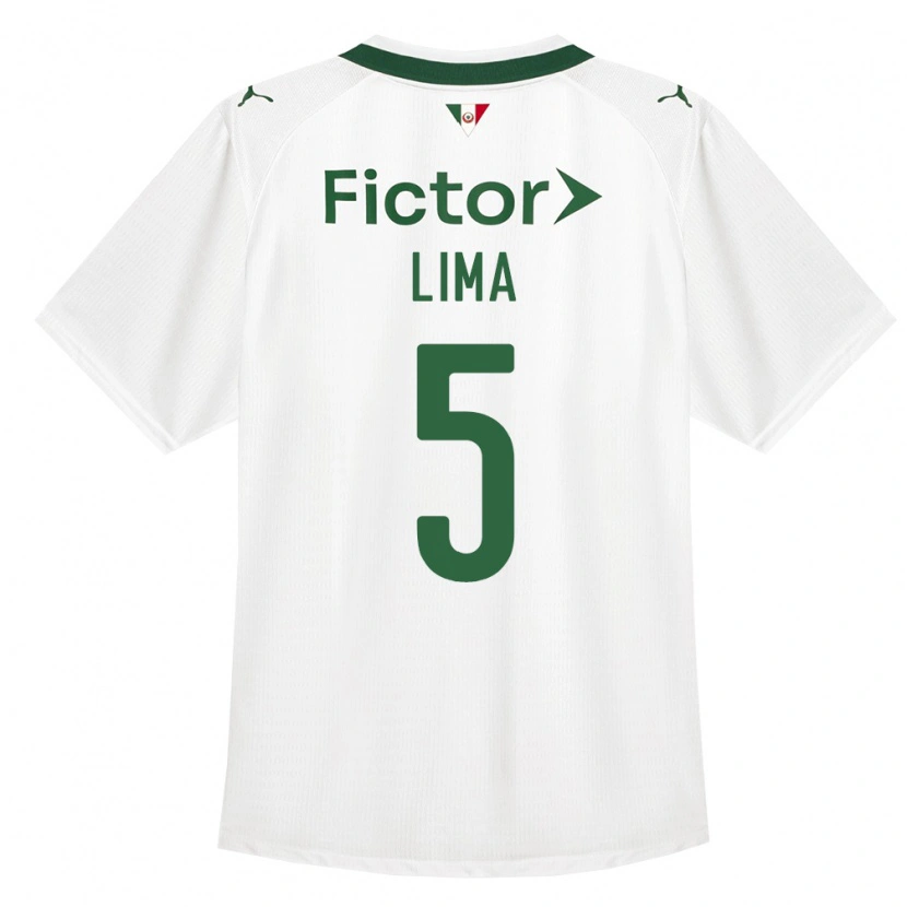 Danxen Criança Camisola Ingryd Lima #5 Verde Branco Alternativa 2026/27 Camisa