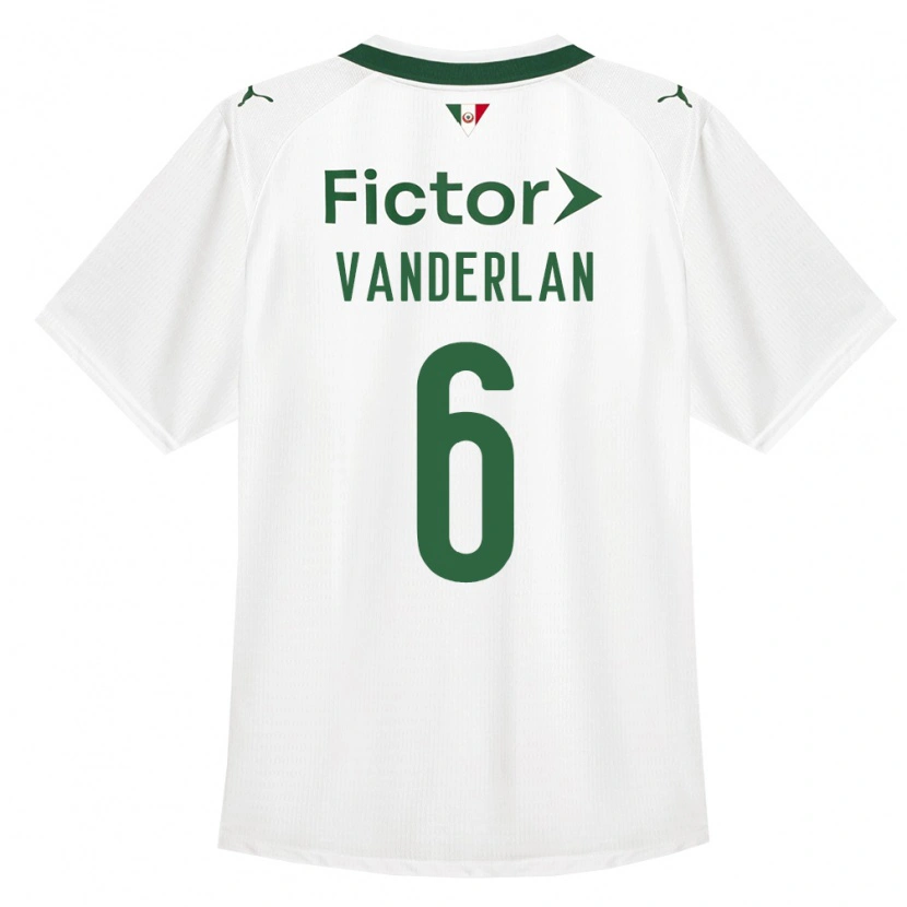 Danxen Criança Camisola Vanderlan #6 Verde Branco Alternativa 2026/27 Camisa