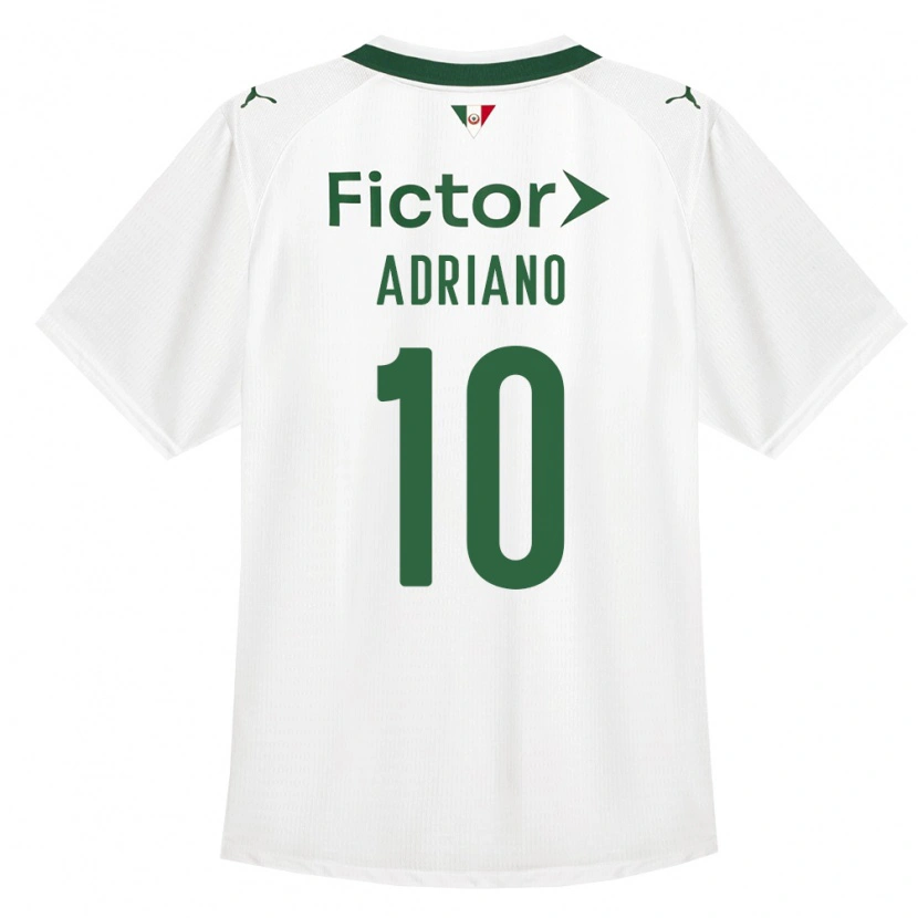 Danxen Criança Camisola Luiz Adriano #10 Verde Branco Alternativa 2026/27 Camisa