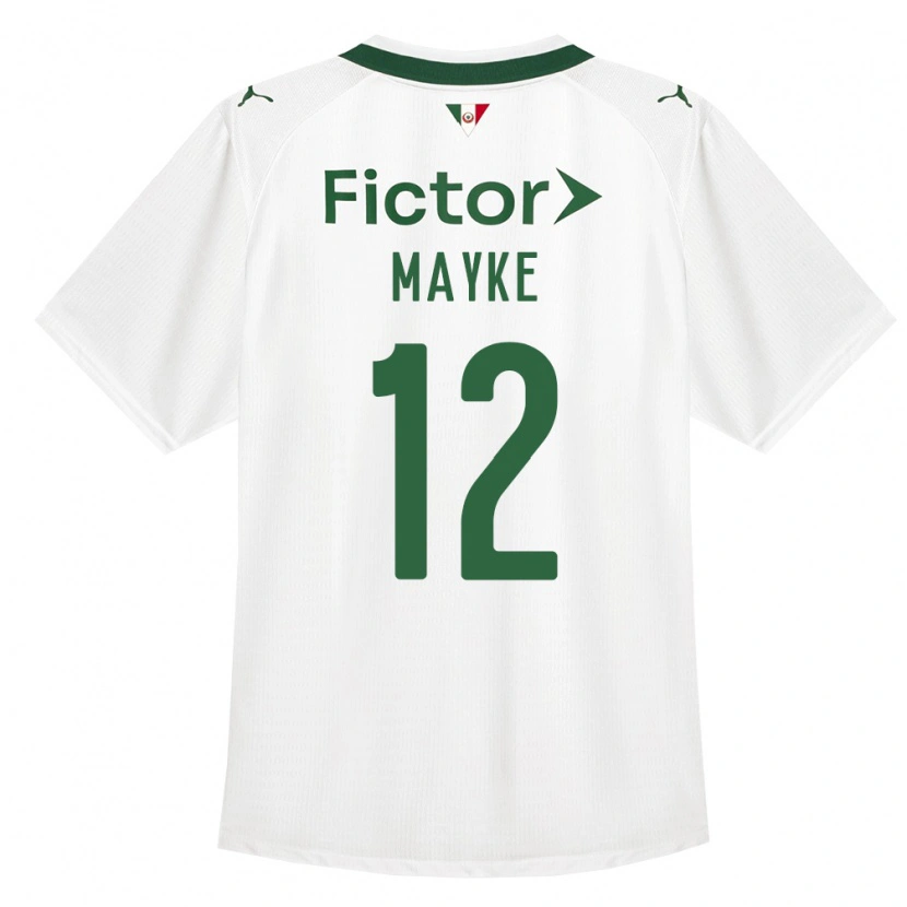 Danxen Criança Camisola Mayke #12 Verde Branco Alternativa 2026/27 Camisa