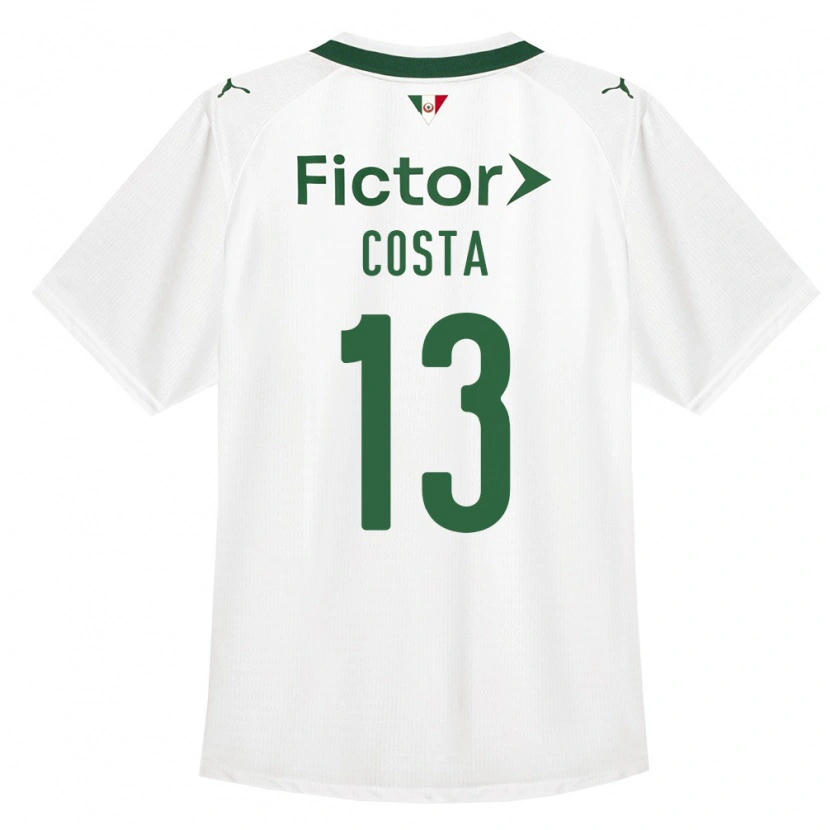 Danxen Criança Camisola Enzo Costa #13 Verde Branco Alternativa 2026/27 Camisa