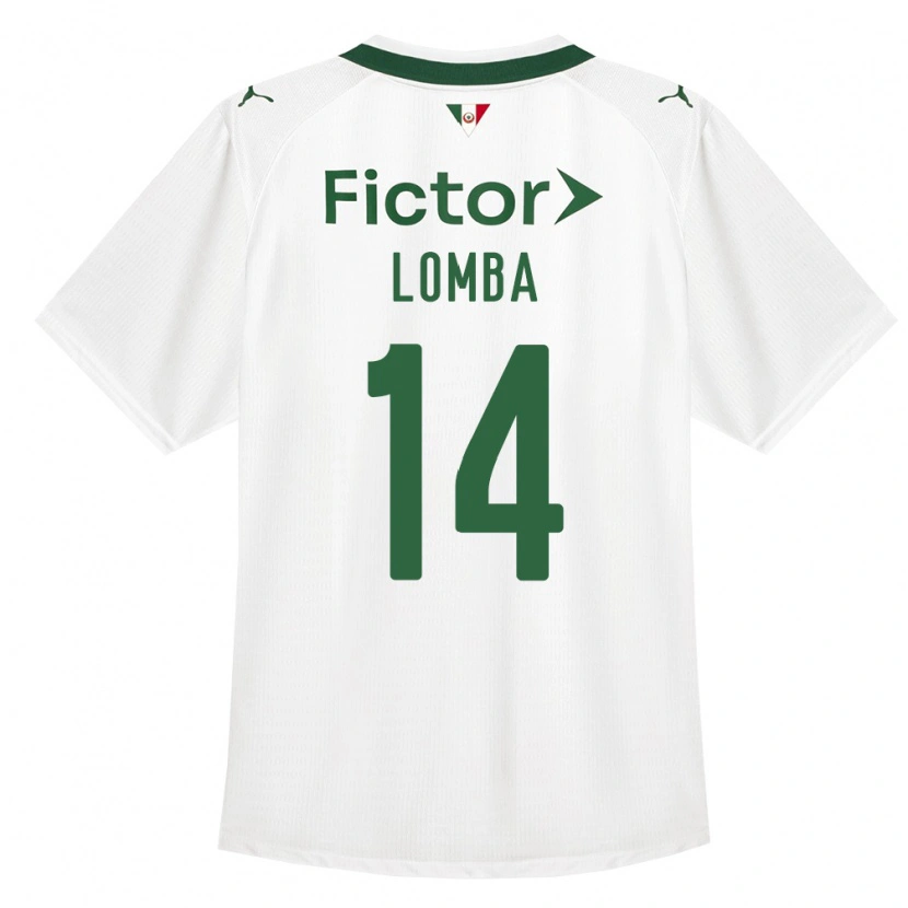 Danxen Criança Camisola Marcelo Lomba #14 Verde Branco Alternativa 2026/27 Camisa