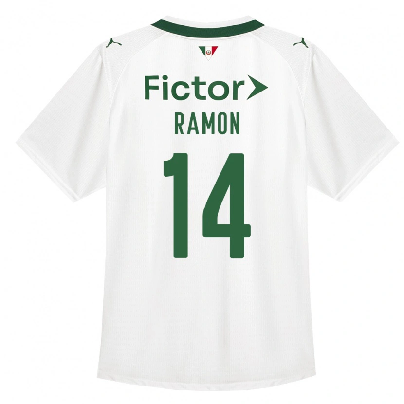 Danxen Criança Camisola Luccas Ramon #14 Verde Branco Alternativa 2026/27 Camisa