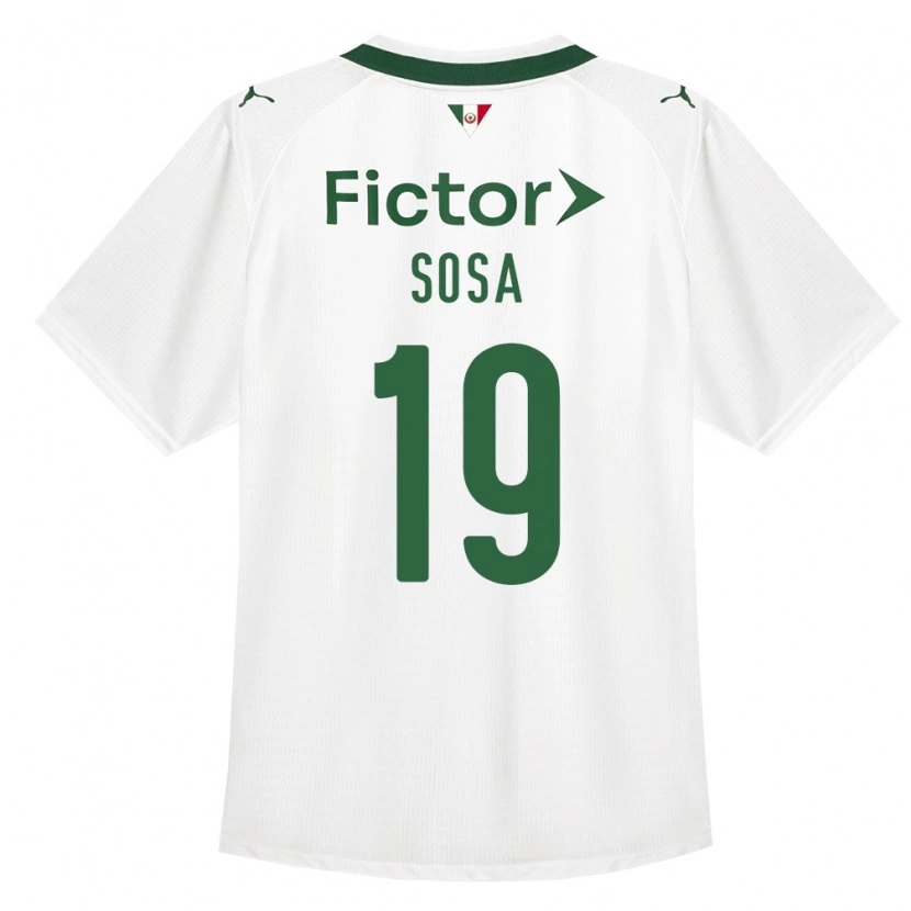 Danxen Criança Camisola Ramón Sosa #19 Verde Branco Alternativa 2026/27 Camisa