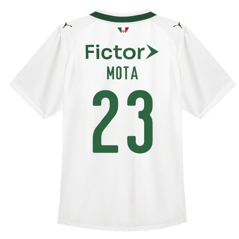 Danxen Criança Camisola Flávia Mota #23 Verde Branco Alternativa 2026/27 Camisa
