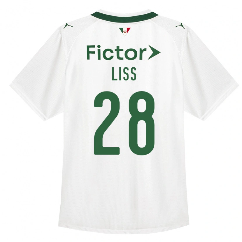 Danxen Criança Camisola Victória Liss #28 Verde Branco Alternativa 2026/27 Camisa