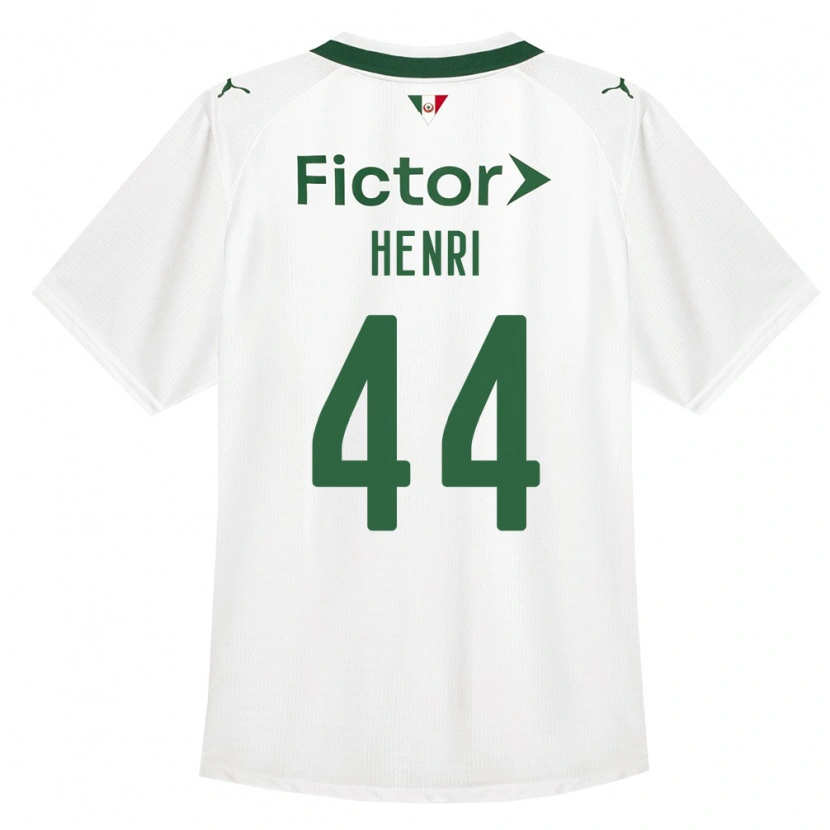 Danxen Criança Camisola Henri #44 Verde Branco Alternativa 2026/27 Camisa