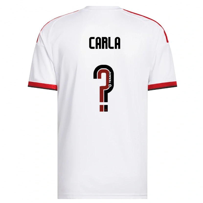 Danxen Criança Camisola Ana Carla #0 Branco Vermelho Preto Alternativa 2026/27 Camisa