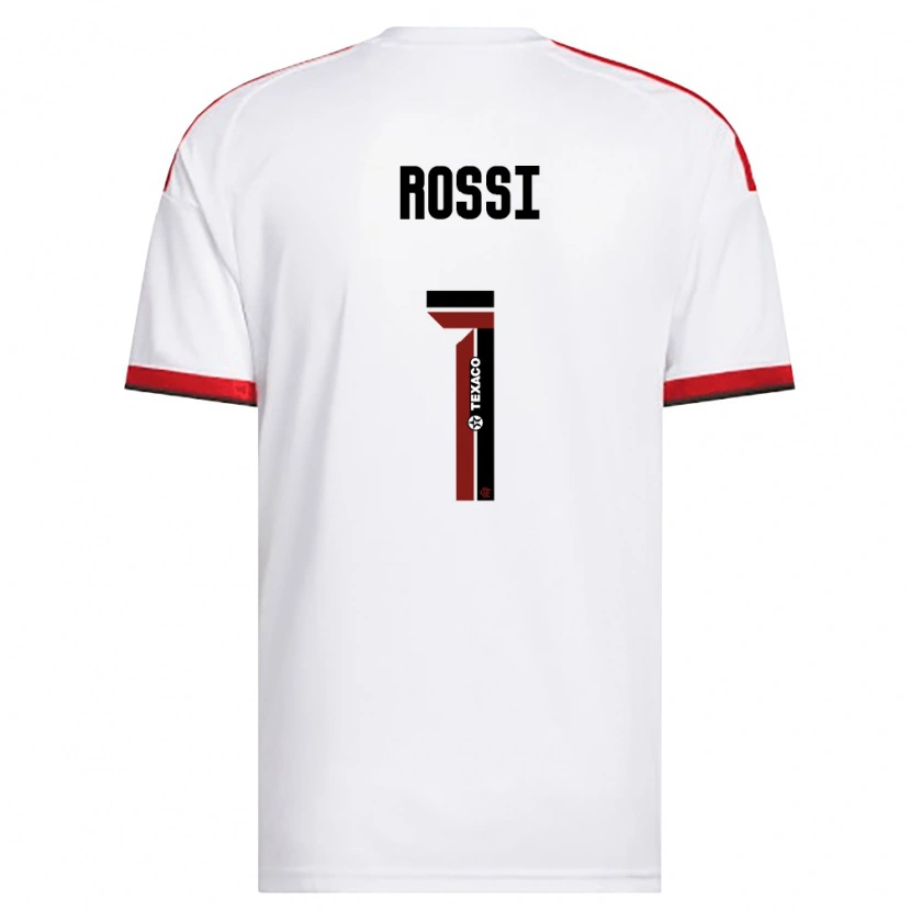 Danxen Criança Camisola Agustín Rossi #1 Branco Vermelho Preto Alternativa 2026/27 Camisa