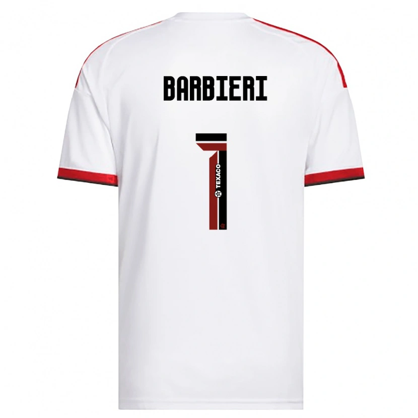 Danxen Criança Camisola Gabi Barbieri #1 Branco Vermelho Preto Alternativa 2026/27 Camisa