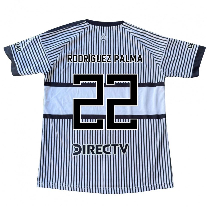 Danxen Criança Camisola Joaquina Rodríguez Palma #22 Branco Preto Amarelo Alternativa 2026/27 Camisa