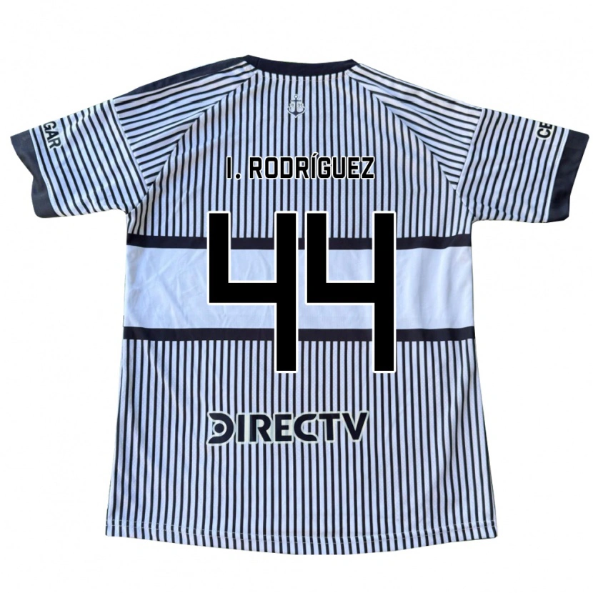 Danxen Criança Camisola Ignacio Rodríguez #44 Branco Preto Amarelo Alternativa 2026/27 Camisa