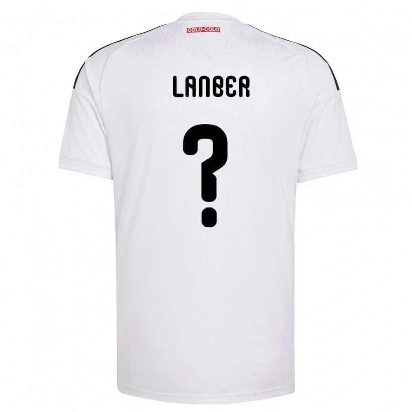 Danxen Homem Camisola Maximiliano Lanber #0 Branco Preto Principal 2026/27 Camisa