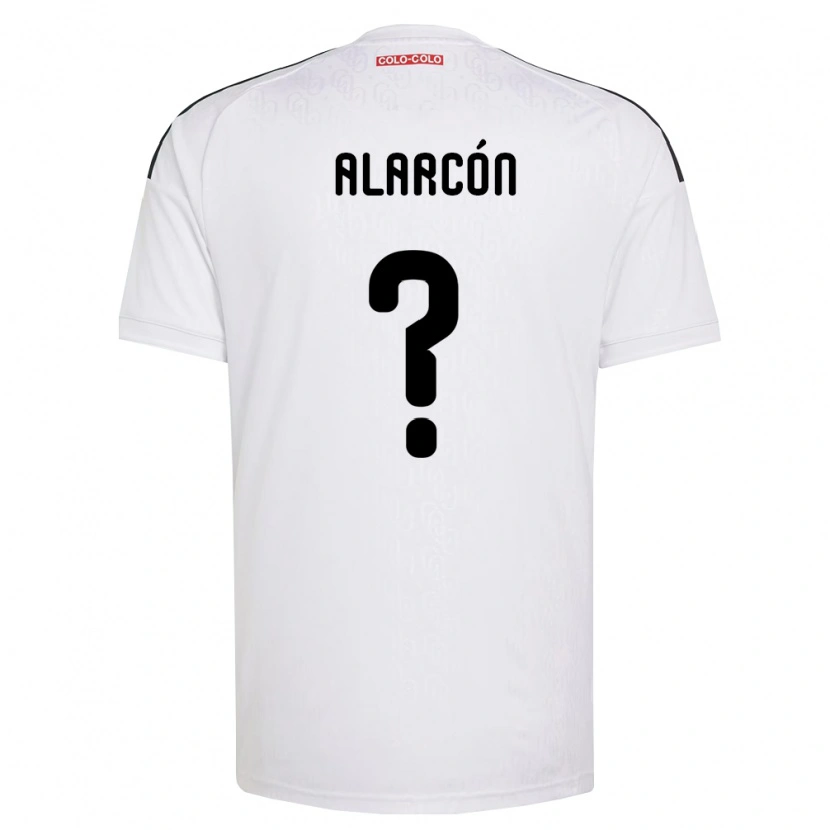 Danxen Homem Camisola Danilo Alarcón #0 Branco Preto Principal 2026/27 Camisa