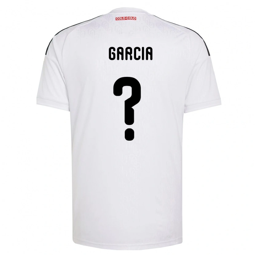 Danxen Homem Camisola Francisco García #0 Branco Preto Principal 2026/27 Camisa