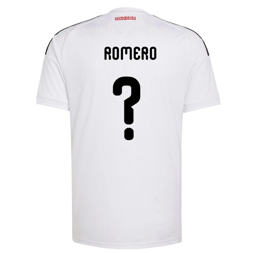 Danxen Homem Camisola Enzo Romero #0 Branco Preto Principal 2026/27 Camisa