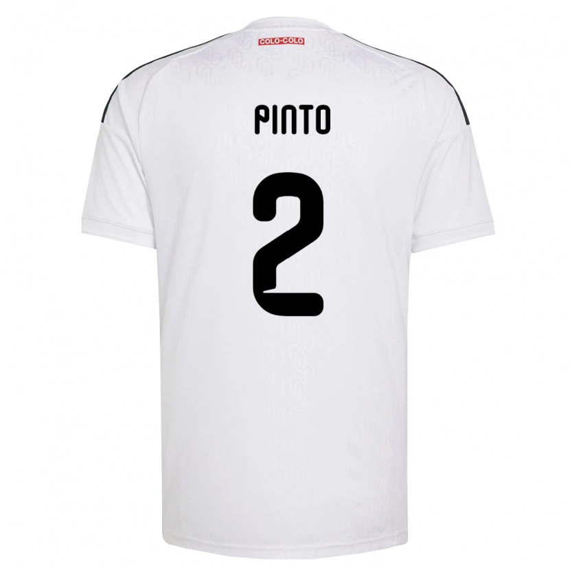 Danxen Homem Camisola Matías Pinto #2 Branco Preto Principal 2026/27 Camisa