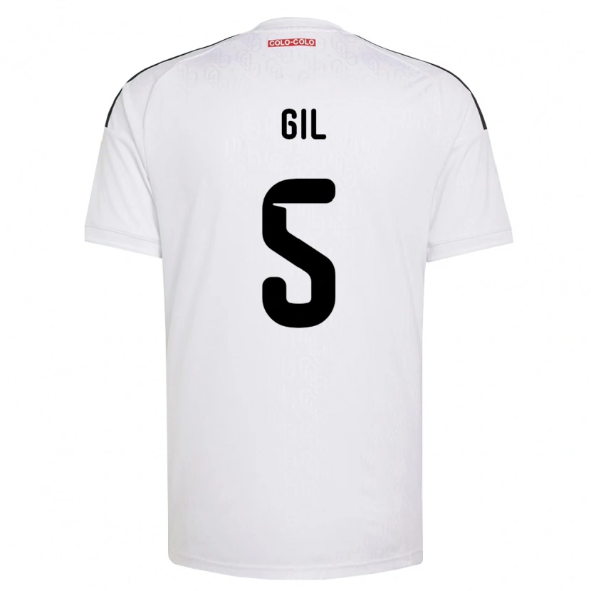 Danxen Homem Camisola Leonardo Gil #5 Branco Preto Principal 2026/27 Camisa