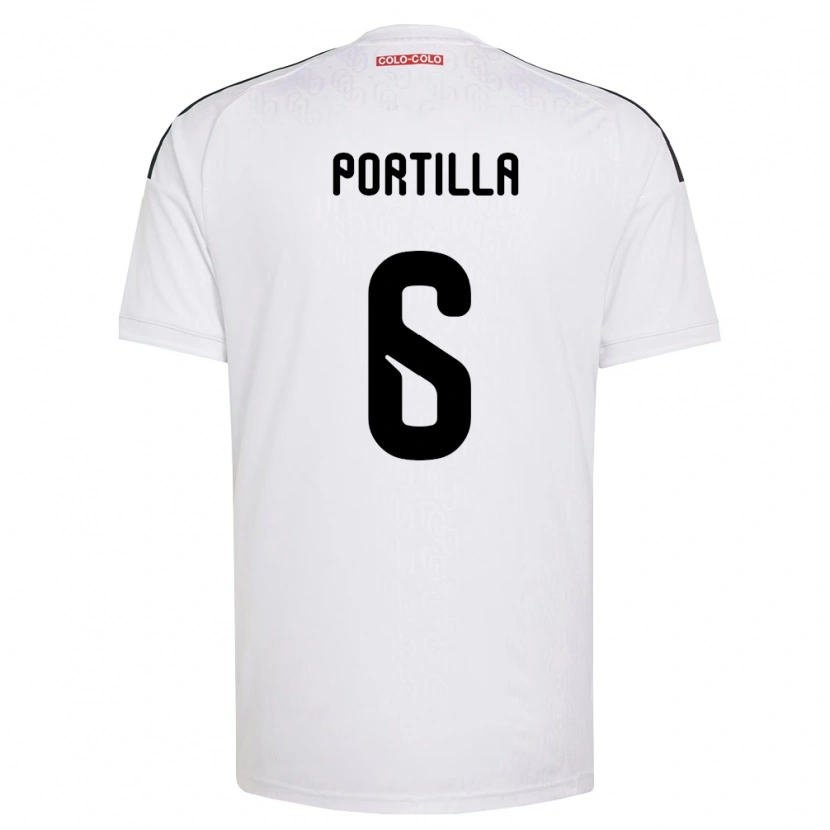 Danxen Homem Camisola Dylan Portilla #6 Branco Preto Principal 2026/27 Camisa