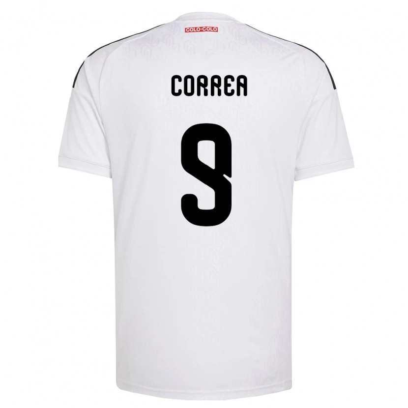 Danxen Homem Camisola Javier Correa #9 Branco Preto Principal 2026/27 Camisa