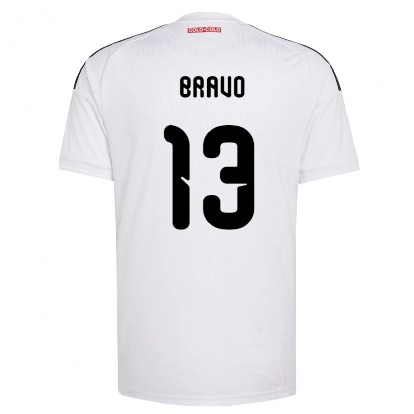 Danxen Homem Camisola Santiago Bravo #13 Branco Preto Principal 2026/27 Camisa