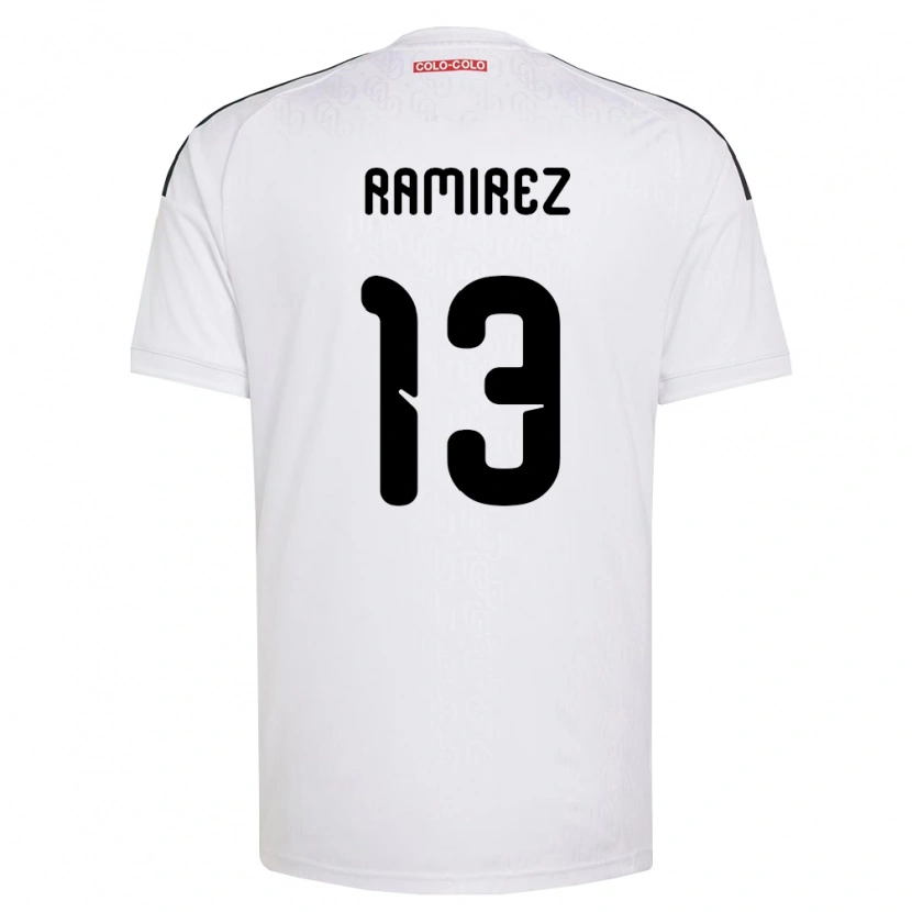 Danxen Homem Camisola Fernanda Ramírez #13 Branco Preto Principal 2026/27 Camisa