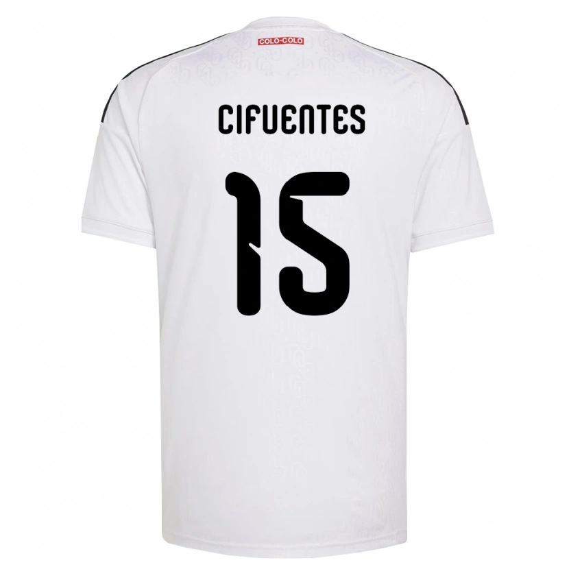 Danxen Homem Camisola Anaís Cifuentes #15 Branco Preto Principal 2026/27 Camisa