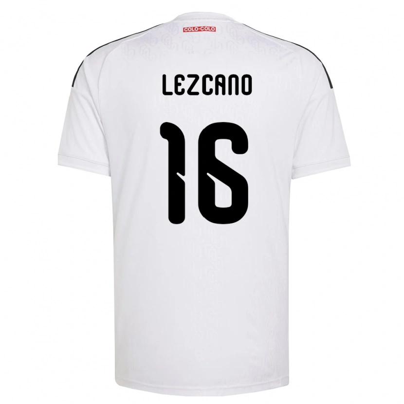 Danxen Homem Camisola Darío Lezcano #16 Branco Preto Principal 2026/27 Camisa