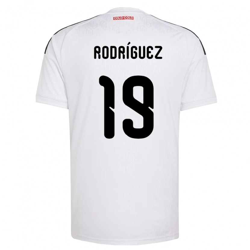 Danxen Homem Camisola Salomón Rodríguez #19 Branco Preto Principal 2026/27 Camisa