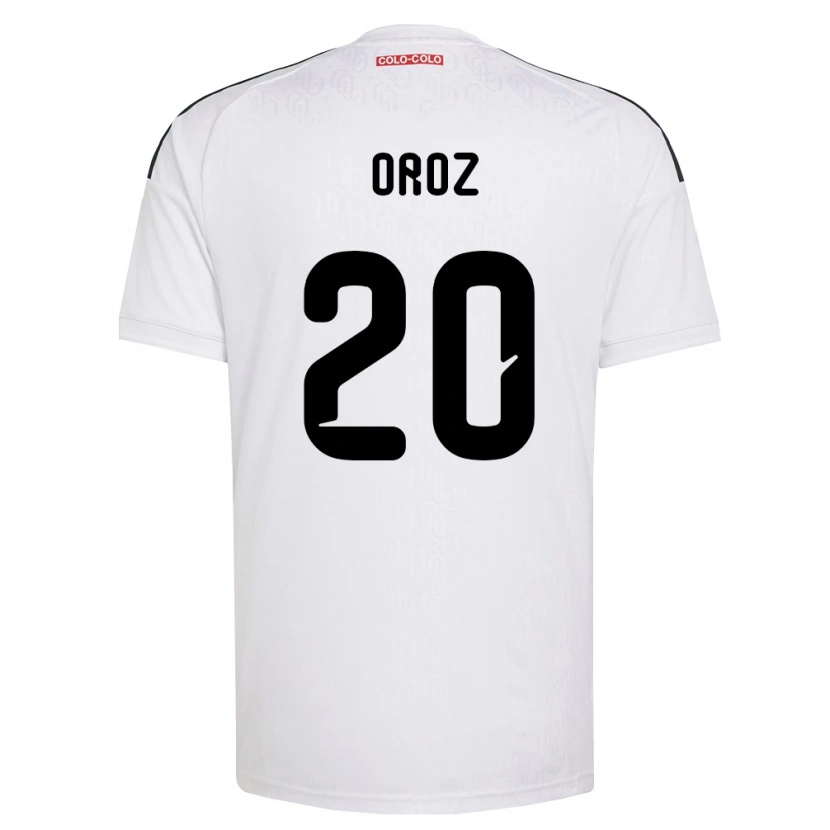 Danxen Homem Camisola Alexander Oroz #20 Branco Preto Principal 2026/27 Camisa