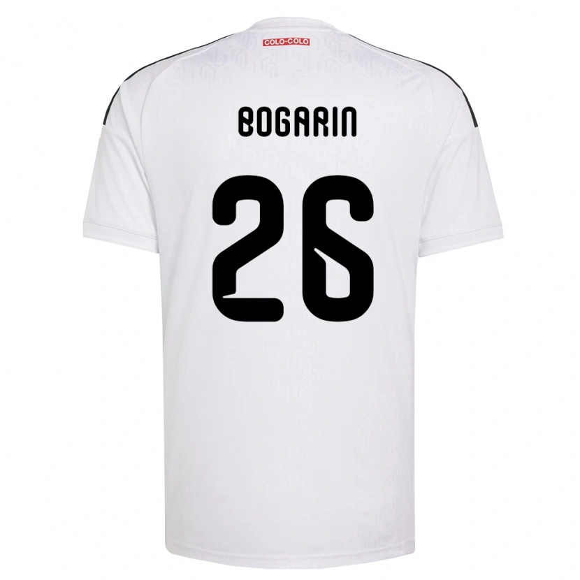 Danxen Homem Camisola Dahiana Bogarín #26 Branco Preto Principal 2026/27 Camisa